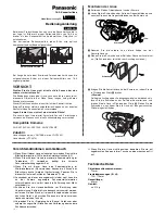 Preview for 2 page of Panasonic AG-LA7200G Operating	 Instruction