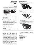 Preview for 4 page of Panasonic AG-LA7200G Operating	 Instruction