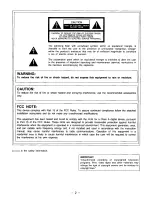 Preview for 2 page of Panasonic AG-MD830P Operating Instructions Manual