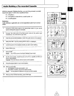 Preview for 41 page of Panasonic AG-W3P Operating Instructions Manual