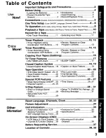 Preview for 3 page of Panasonic AG513 - VCR/MONITOR Operating Instructions Manual