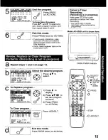 Preview for 15 page of Panasonic AG513 - VCR/MONITOR Operating Instructions Manual