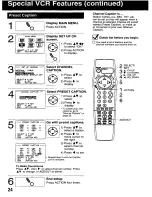 Preview for 24 page of Panasonic AG513 - VCR/MONITOR Operating Instructions Manual