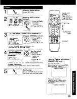 Preview for 34 page of Panasonic AG513 - VCR/MONITOR Operating Instructions Manual