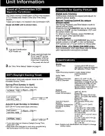 Preview for 35 page of Panasonic AG513 - VCR/MONITOR Operating Instructions Manual