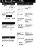 Preview for 36 page of Panasonic AG513 - VCR/MONITOR Operating Instructions Manual