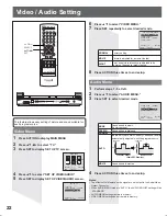 Preview for 22 page of Panasonic AG520VDH - COMB. DVD/VCR/TV Operating Instructions Manual