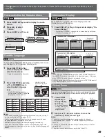 Preview for 39 page of Panasonic AG520VDH - COMB. DVD/VCR/TV Operating Instructions Manual