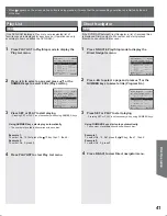 Preview for 41 page of Panasonic AG520VDH - COMB. DVD/VCR/TV Operating Instructions Manual