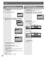 Preview for 44 page of Panasonic AG520VDH - COMB. DVD/VCR/TV Operating Instructions Manual