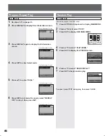 Preview for 46 page of Panasonic AG520VDH - COMB. DVD/VCR/TV Operating Instructions Manual