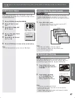 Preview for 47 page of Panasonic AG520VDH - COMB. DVD/VCR/TV Operating Instructions Manual