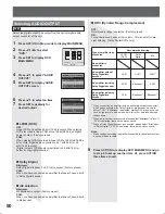 Preview for 50 page of Panasonic AG520VDH - COMB. DVD/VCR/TV Operating Instructions Manual