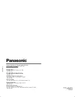 Preview for 56 page of Panasonic AG520VDH - COMB. DVD/VCR/TV Operating Instructions Manual