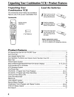 Preview for 4 page of Panasonic AG527 - VCR/MONITOR Operating Instructions Manual