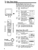 Preview for 8 page of Panasonic AG527 - VCR/MONITOR Operating Instructions Manual