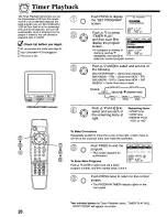 Preview for 20 page of Panasonic AG527 - VCR/MONITOR Operating Instructions Manual