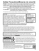 Preview for 3 page of Panasonic AG527DVDE - DVD/VCR/MONITOR Operating Instructions Manual