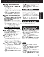 Preview for 21 page of Panasonic AG527DVDE - DVD/VCR/MONITOR Operating Instructions Manual