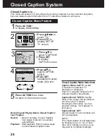 Preview for 24 page of Panasonic AG527DVDE - DVD/VCR/MONITOR Operating Instructions Manual