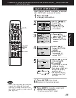 Preview for 25 page of Panasonic AG527DVDE - DVD/VCR/MONITOR Operating Instructions Manual