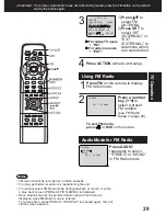 Preview for 29 page of Panasonic AG527DVDE - DVD/VCR/MONITOR Operating Instructions Manual