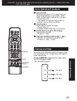 Preview for 37 page of Panasonic AG527DVDE - DVD/VCR/MONITOR Operating Instructions Manual