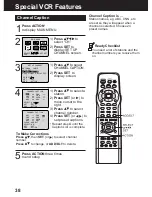 Preview for 38 page of Panasonic AG527DVDE - DVD/VCR/MONITOR Operating Instructions Manual