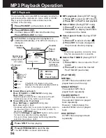 Preview for 56 page of Panasonic AG527DVDE - DVD/VCR/MONITOR Operating Instructions Manual