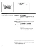 Preview for 48 page of Panasonic AG6730P - TIME LAPSE RECORDER Operating Instructions Manual