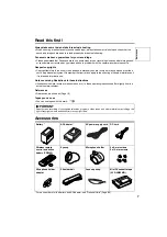 Preview for 7 page of Panasonic AGDVX100BP - DVC CAMCORDER Operating Instructions Manual