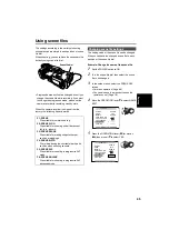 Preview for 45 page of Panasonic AGDVX100BP - DVC CAMCORDER Operating Instructions Manual