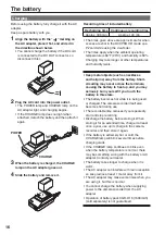 Preview for 16 page of Panasonic AGHVX200P - MEMORY CARD CAMCORDER Operating Instructions Manual