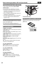 Preview for 26 page of Panasonic AGHVX200P - MEMORY CARD CAMCORDER Operating Instructions Manual