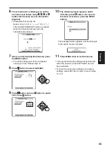 Preview for 55 page of Panasonic AGHVX200P - MEMORY CARD CAMCORDER Operating Instructions Manual