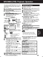 Preview for 49 page of Panasonic AGVP310 - DVD/VCR DECK Operating Instructions Manual