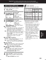 Preview for 53 page of Panasonic AGVP310 - DVD/VCR DECK Operating Instructions Manual