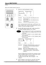 Preview for 30 page of Panasonic Aicure ANUP5255V2 Operation Manual