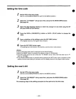 Preview for 20 page of Panasonic AJ-D230P Operating Instructions Manual