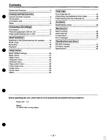 Preview for 3 page of Panasonic AJ-D780 Operating Instructions Manual