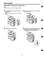 Preview for 16 page of Panasonic AJ-D90P Operating Instructions Manual