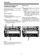 Preview for 12 page of Panasonic AJ-DCP Operating Instructions Manual