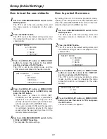 Preview for 22 page of Panasonic AJ-DCP Operating Instructions Manual