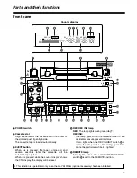 Preview for 7 page of Panasonic AJ-HD1200A-E Operating Instructions Manual