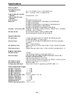 Preview for 54 page of Panasonic AJ-HD3700B Operating Instructions Manual