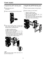 Preview for 23 page of Panasonic AJ-HDC20 Operating Instructions Manual