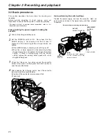 Preview for 20 page of Panasonic AJ-HDX400 Operating Instructions Manual