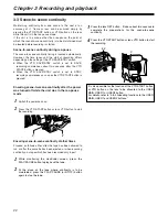 Preview for 22 page of Panasonic AJ-HDX400 Operating Instructions Manual