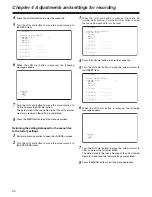 Preview for 54 page of Panasonic AJ-HDX400 Operating Instructions Manual