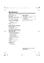 Preview for 21 page of Panasonic AJ-PCD30PJ Operating Instructions Manual